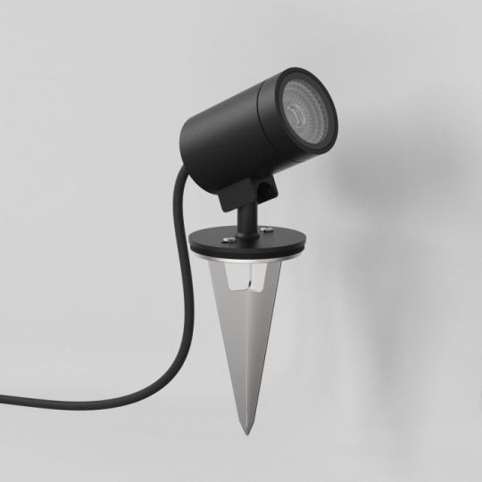 Astro Bayville Spike Spot Outdoor Spotlight in Textured Black