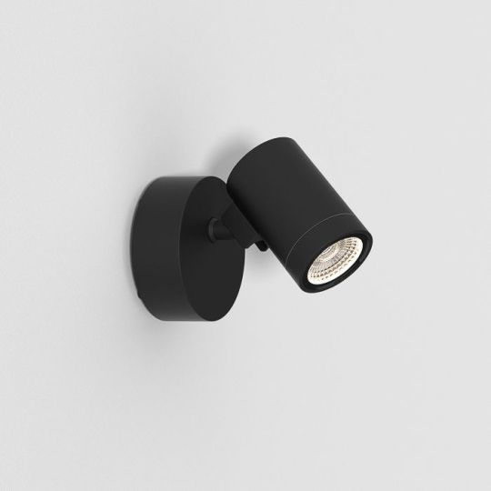 Astro Bayville Single Spot Outdoor Spotlight in Textured Black