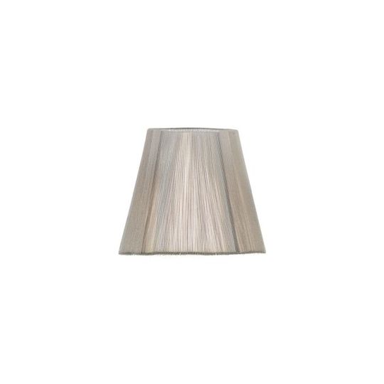 Mantra Clip On Silk String Shade Silver Grey 80/130mm x 110mm