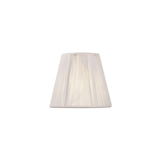 Mantra Clip On Silk String Shade Ivory White 80/130mm x 110mm