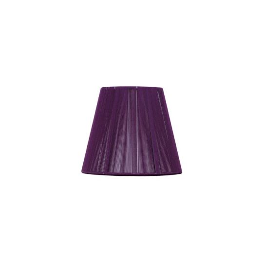 Mantra Clip On Silk String Shade Aubergine 80/130mm x 110mm