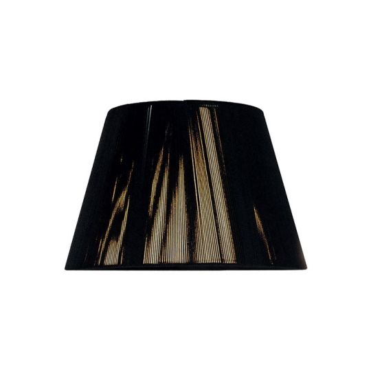 Mantra Silk String Shade Black 190/300mm x 200mm